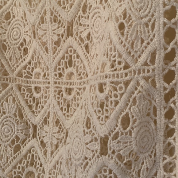 Chico’s 100% Cotton Crochet Top - Picture 4 of 4